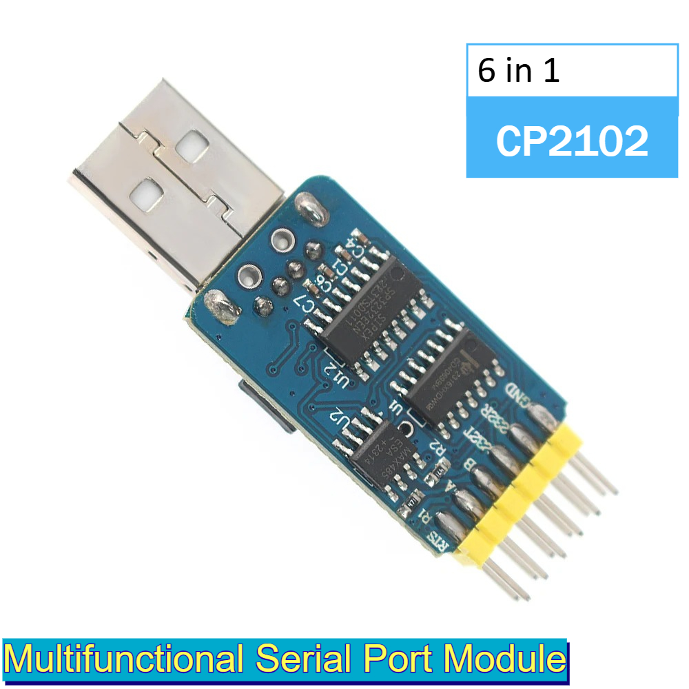 Level Shifter 3.3V - 6 في 1 USB محول مسلسل