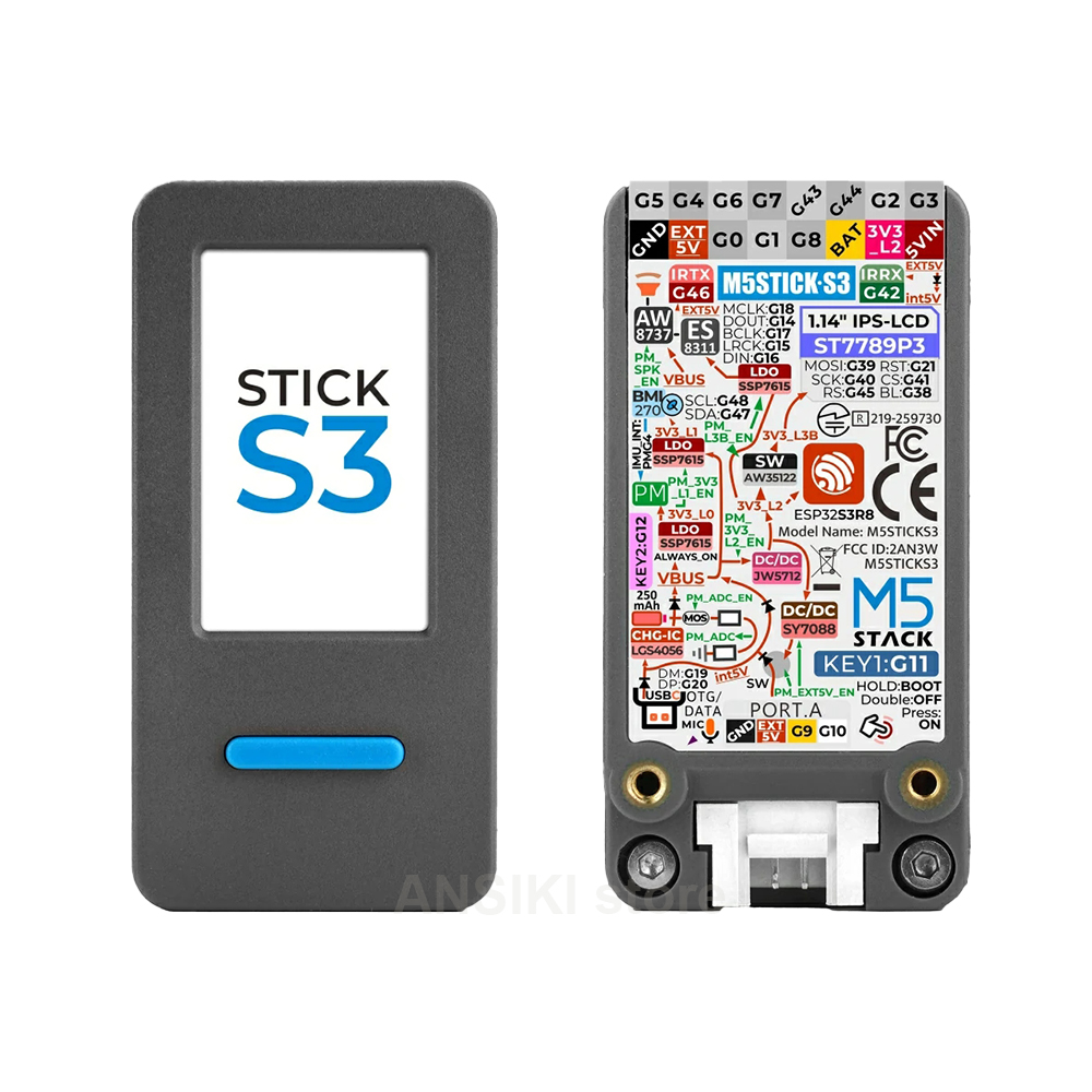Smart Home Automation Diy - مجموعة تطوير إنترنت الأشياء M5StickS3 ESP32-S3