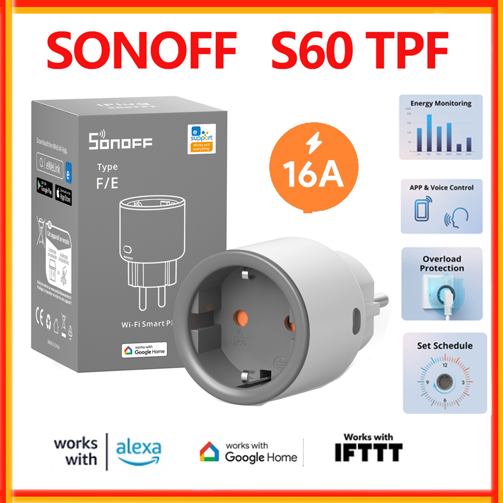 Sonoff Basic Switch - SONOFF S60 TPF الاتحاد الأوروبي واي