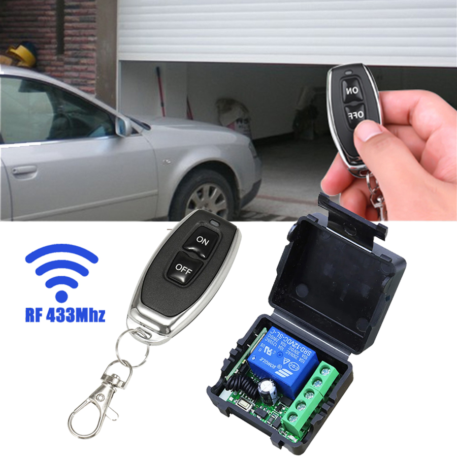 433Mhz Receiver Module - تيار مستمر 12 فولت التحكم عن