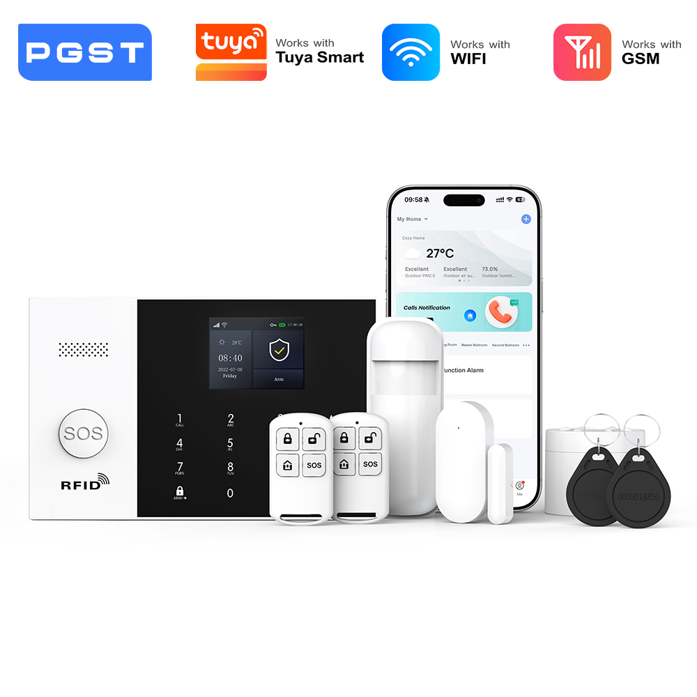 Home Automation Tutorial - نظام إنذار منزلي ذكي من PGST
