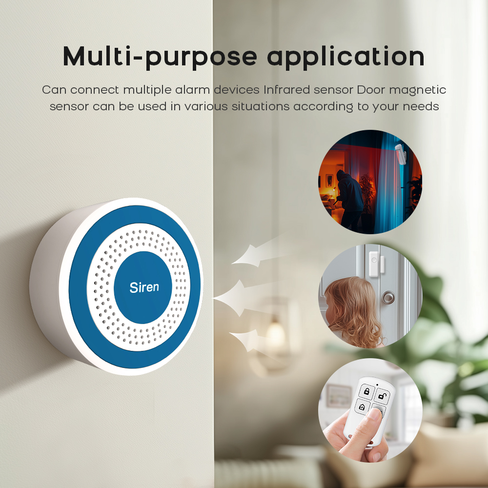 PGST WiFi Smart Life Alarm Sec - مراجعة Home Automation Tutorial وسعره
