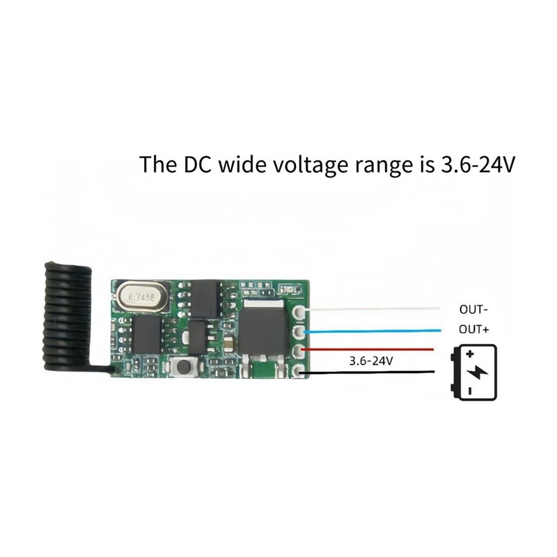 وحدة تحكم لاسلكية للتبديل اللا - مراجعة 433Mhz Receiver Module وسعره
