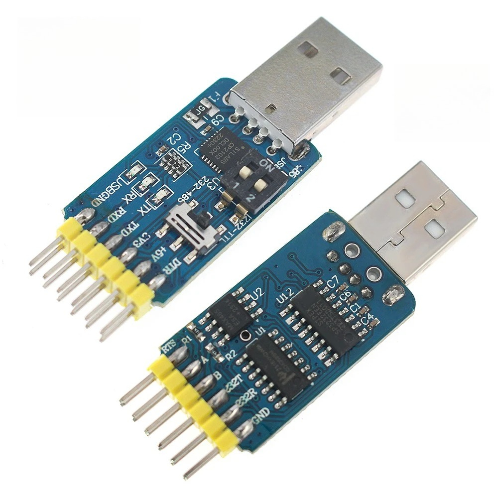 6 في 1 USB محول مسلسل CP2102 U - مراجعة Level Shifter 3.3V وسعره