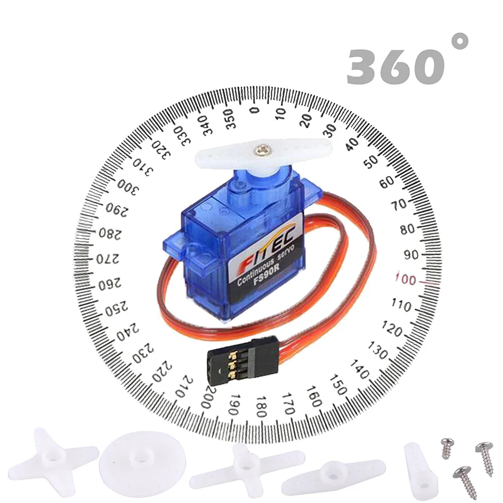 Feetech Mini FS90R مايكرو سيرف - مراجعة Diy Automation وسعره