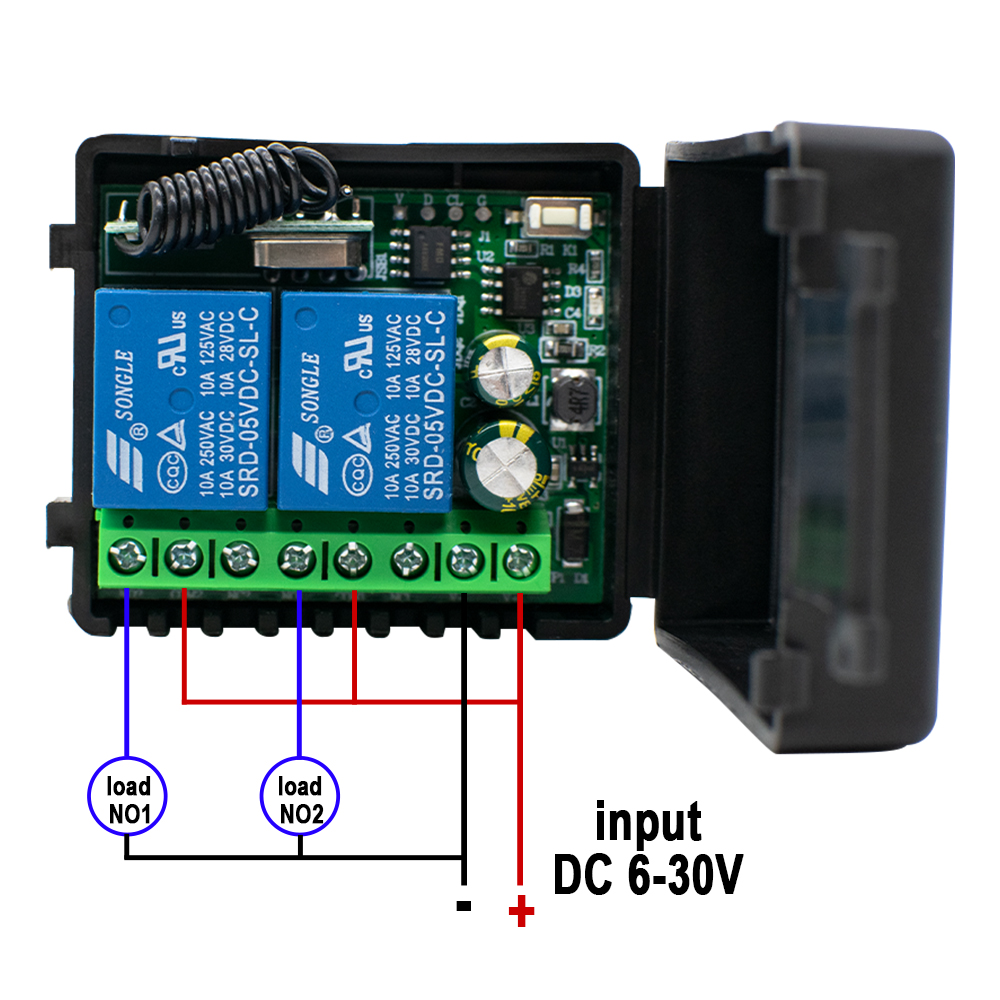 1-10 قطع جهاز تحكم عن بعد بترد - مراجعة 433Mhz Receiver Module وسعره