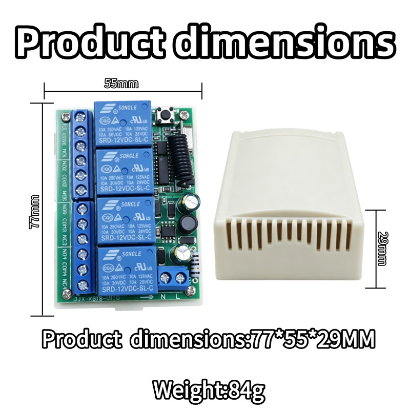 مفتاح تحكم عن بعد بتردد 433 مي - مراجعة 433Mhz Receiver Module وسعره