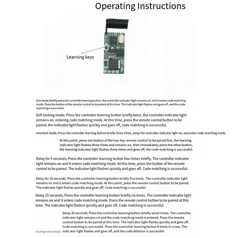 Y45A-وحدة تحكم في التبديل اللا - مراجعة 433Mhz Receiver Module وسعره