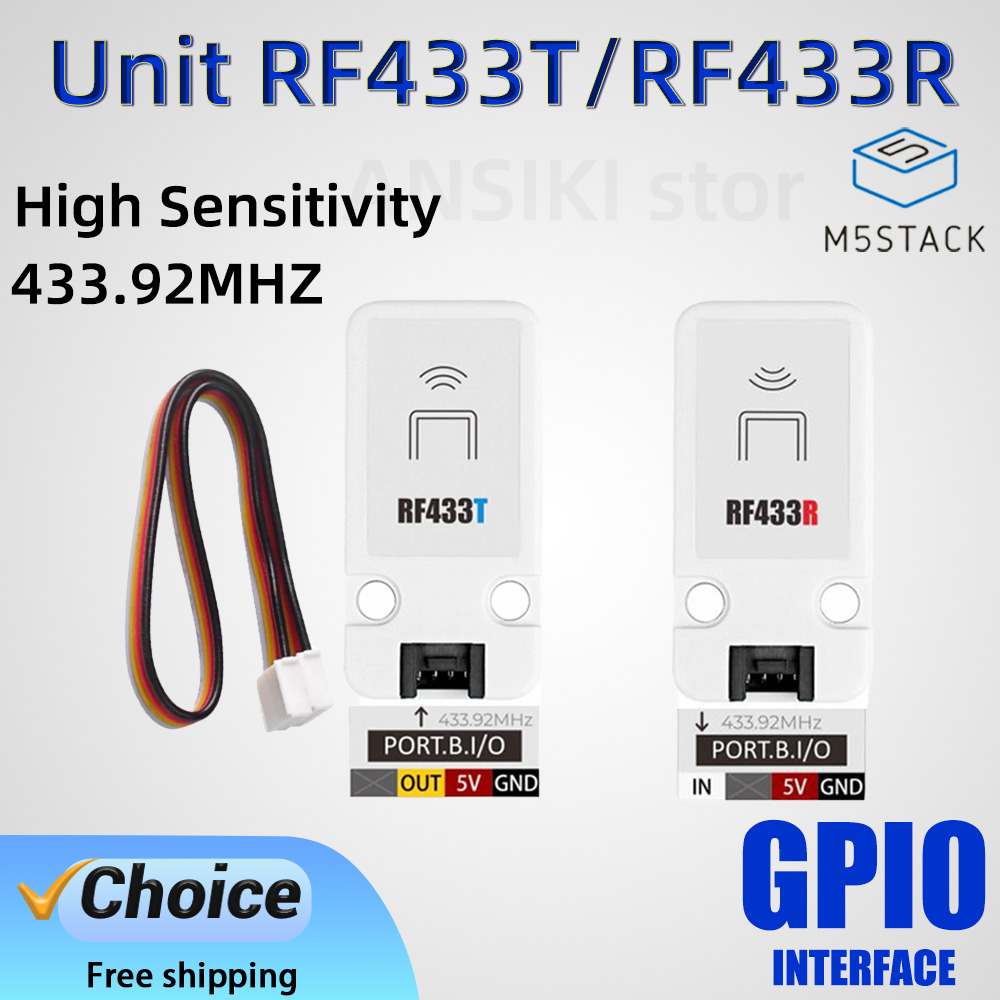 وحدة M5Stack RF433T/RF433R، طق - مراجعة Home Automation Tutorial وسعره