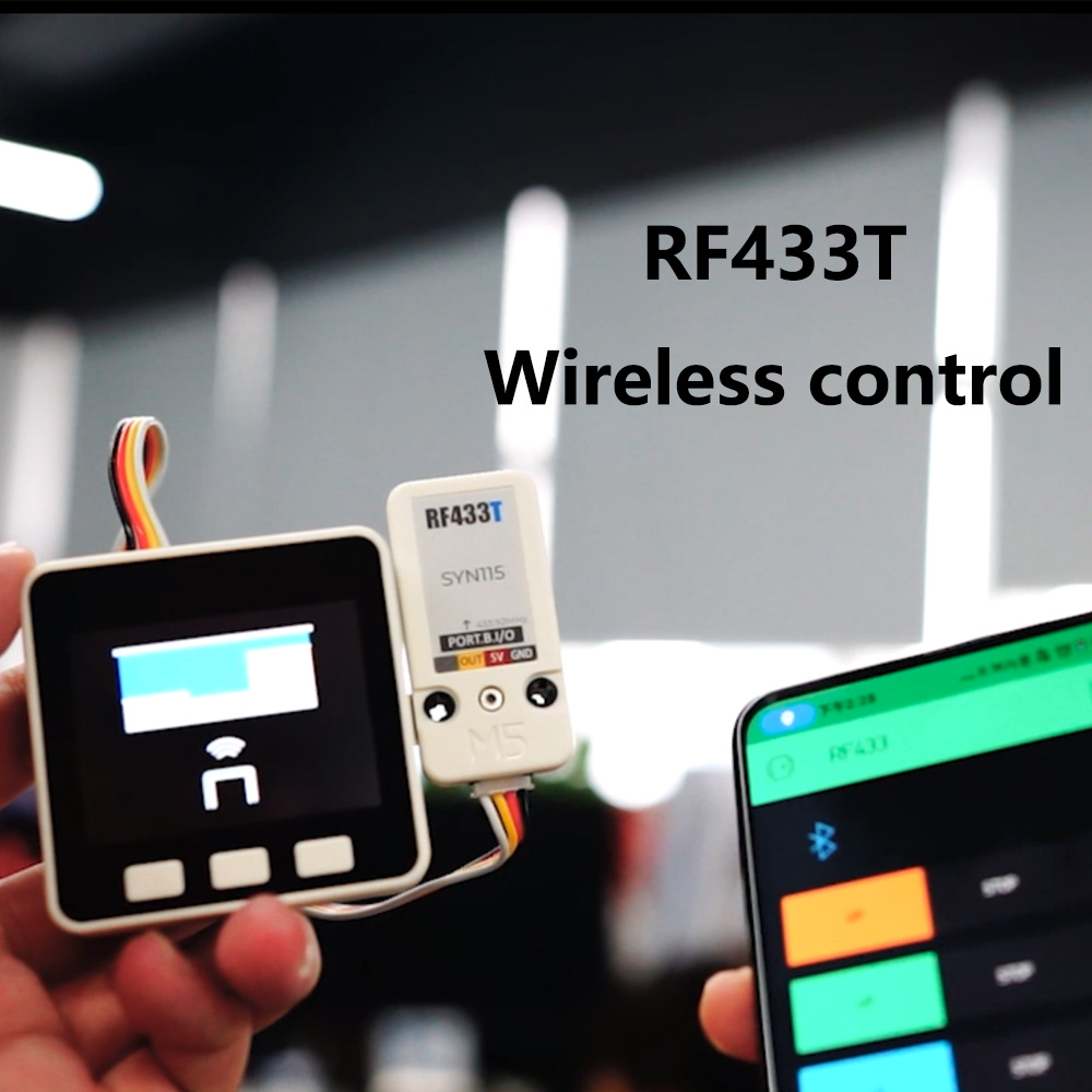 وحدة M5Stack RF433T/RF433R، طق - مراجعة Home Automation Tutorial وسعره