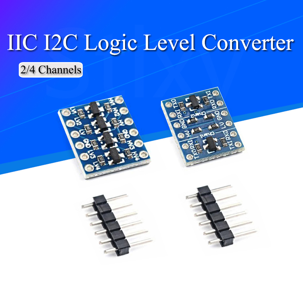 10 قطعة 2/4 قنوات IIC I2C محول - مراجعة Level Shifter 3.3V وسعره
